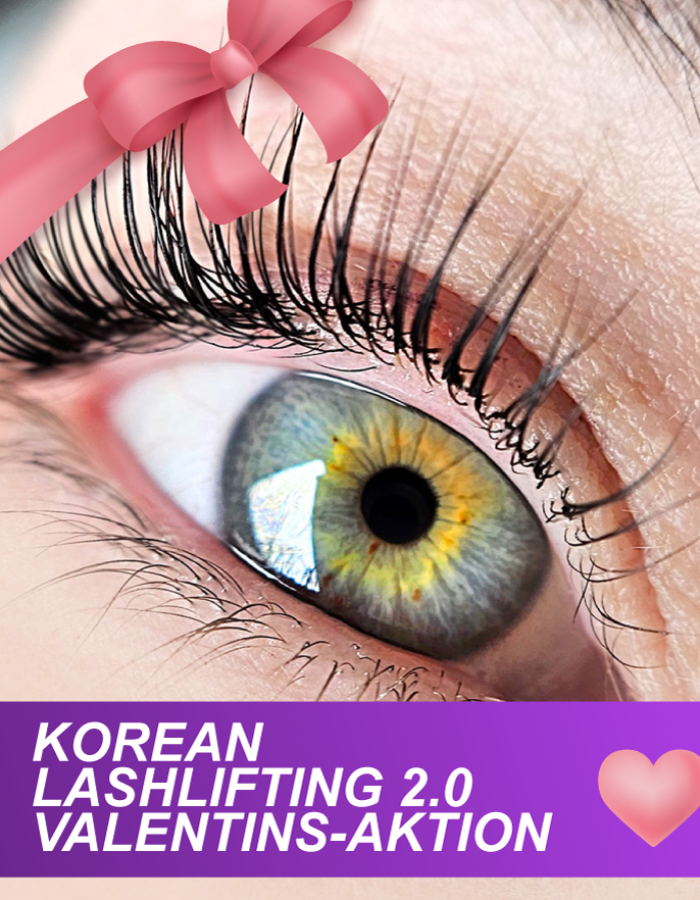 Korean Lashlifting Valentinstag